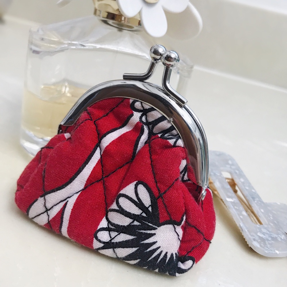 Vera Bradley Deco Daisy small coin purse/pouch